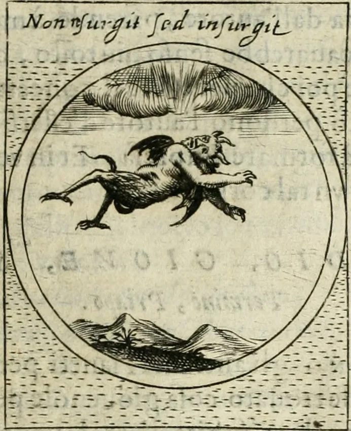 An illustration from Teatro d'imprese, 1623, leaf 796
