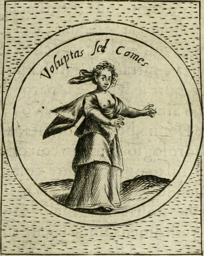 An illustration from Teatro d'imprese, 1623, leaf 802
