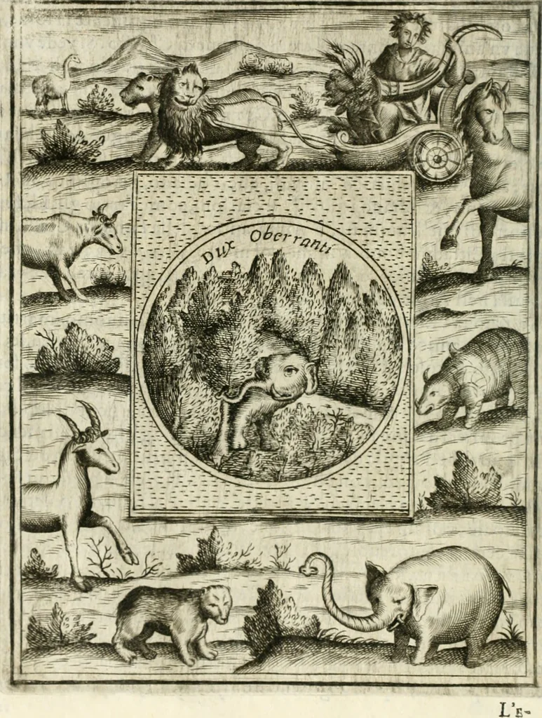 An illustration from Teatro d'imprese, 1623, leaf 817