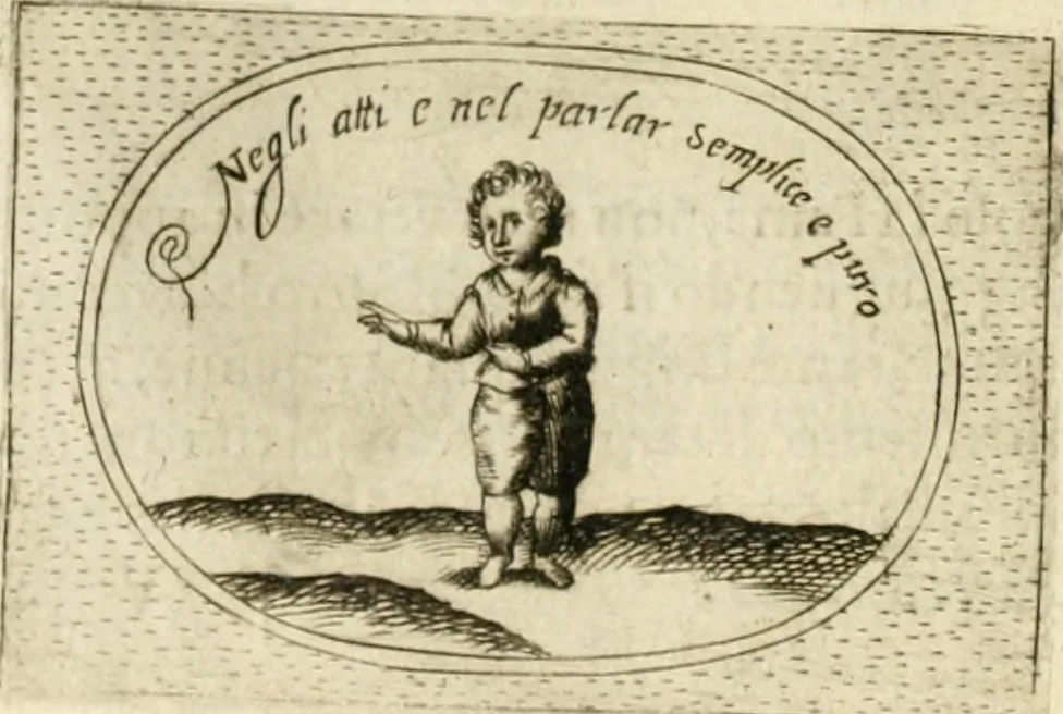 An illustration from Teatro d'imprese, 1623, leaf 825
