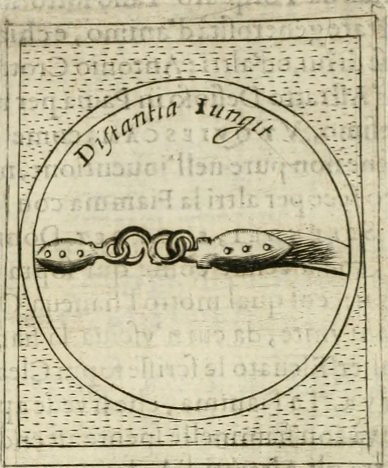 An illustration from Teatro d'imprese, 1623, leaf 837