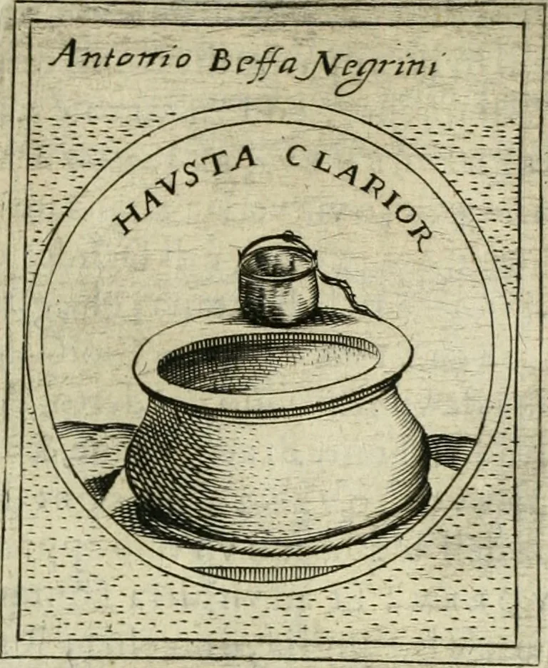 An illustration from Teatro d'imprese, 1623, leaf 846