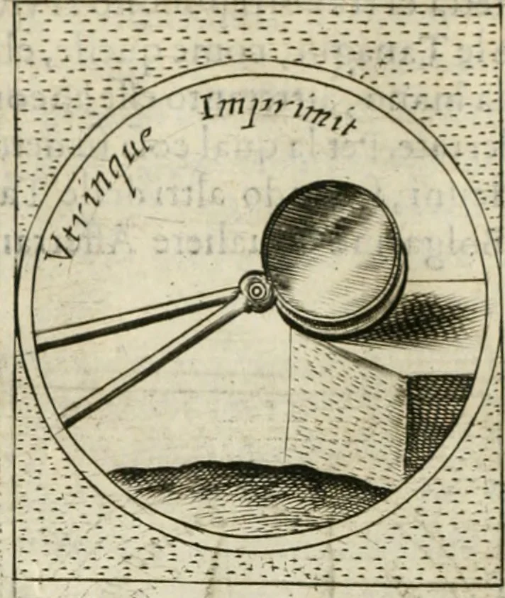 An illustration from Teatro d'imprese, 1623, leaf 849