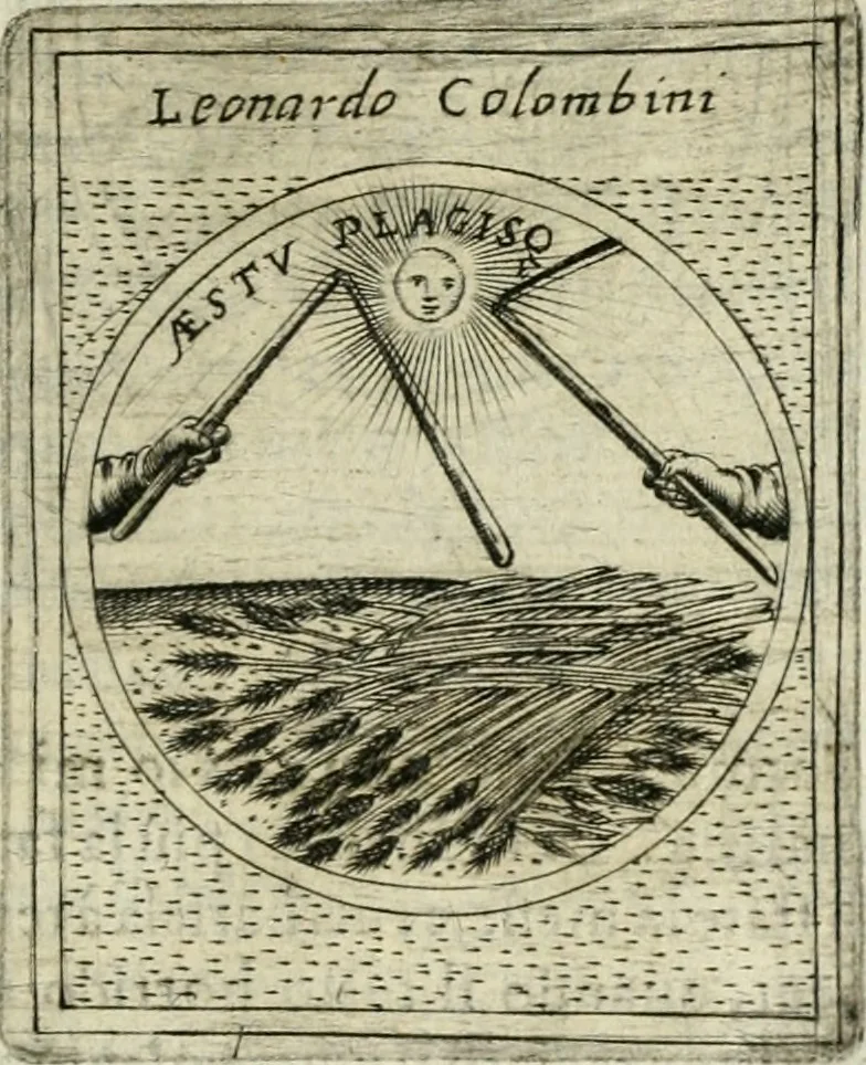 An illustration from Teatro d'imprese, 1623, leaf 850
