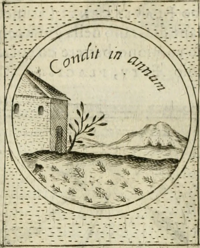 An illustration from Teatro d'imprese, 1623, leaf 851
