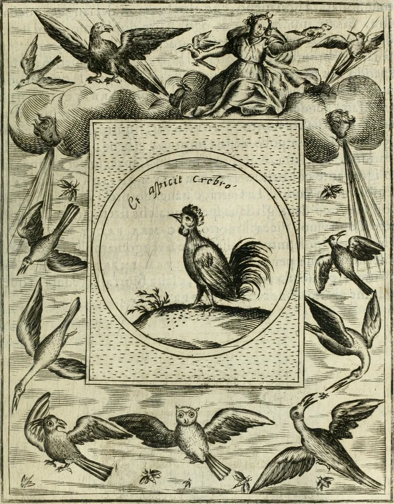An illustration from Teatro d'imprese, 1623, leaf 876