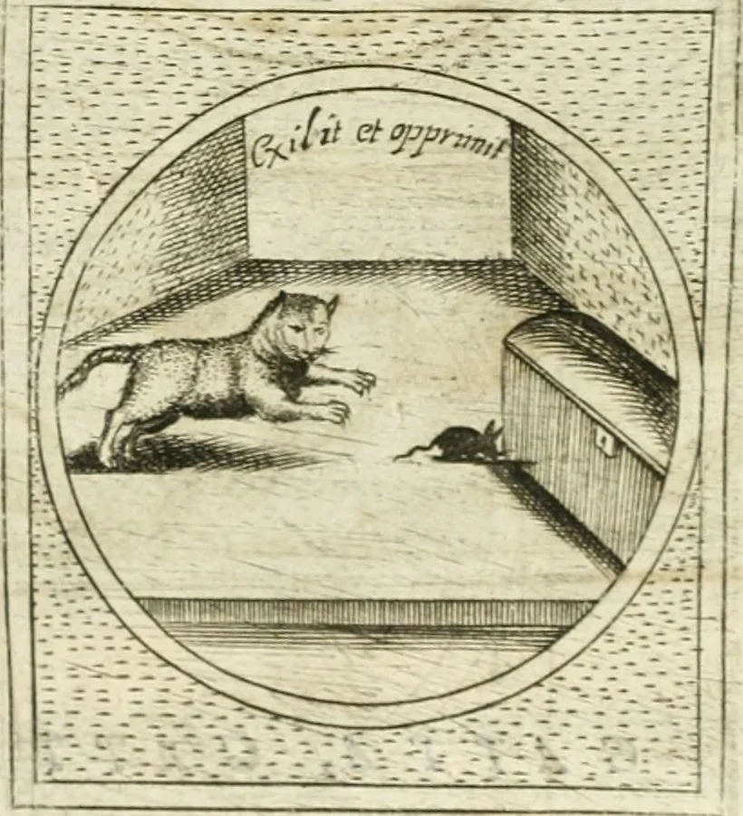 An illustration from Teatro d'imprese, 1623, leaf 877