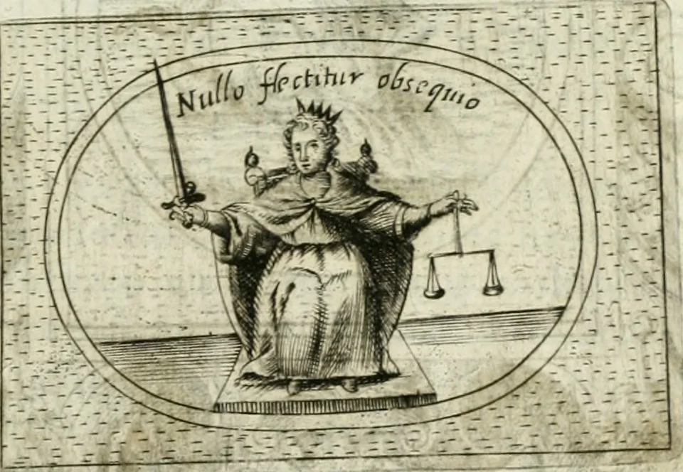 An illustration from Teatro d'imprese, 1623, leaf 890