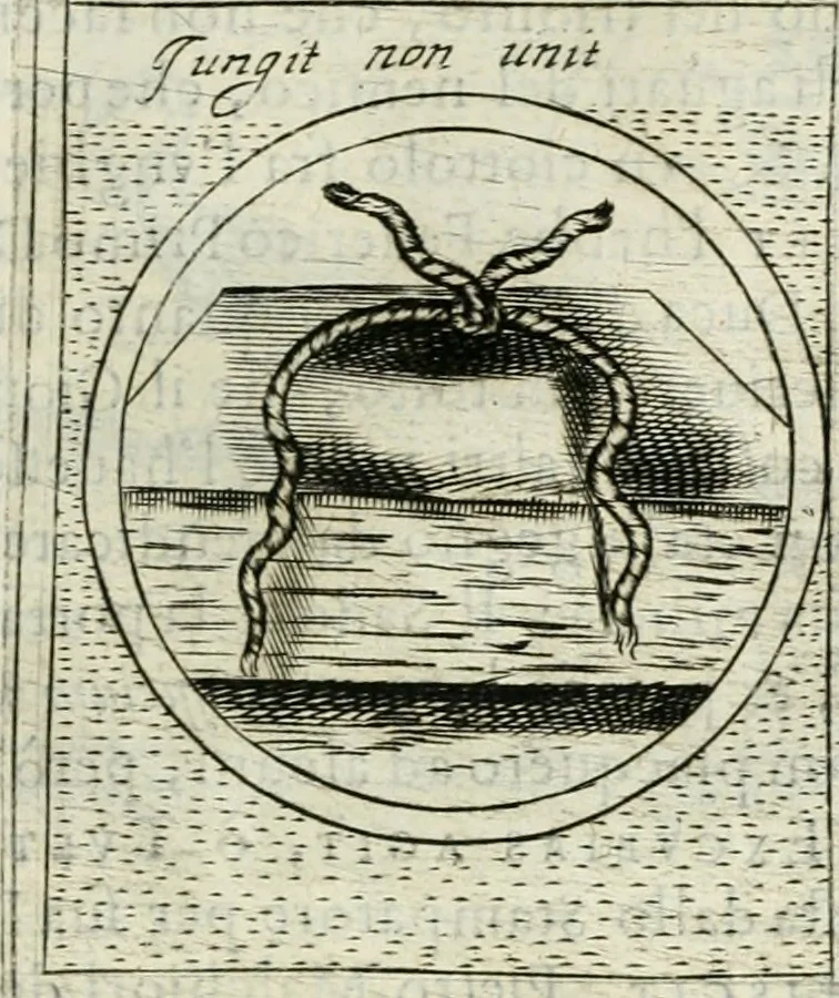 An illustration from Teatro d'imprese, 1623, leaf 904