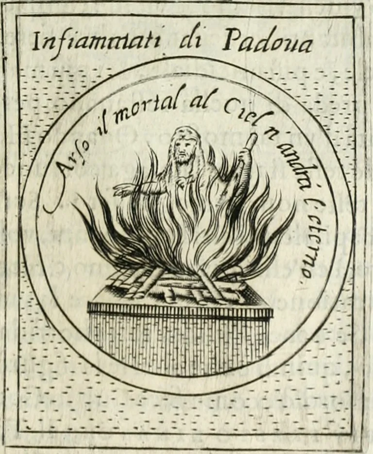 An illustration from Teatro d'imprese, 1623, leaf 916
