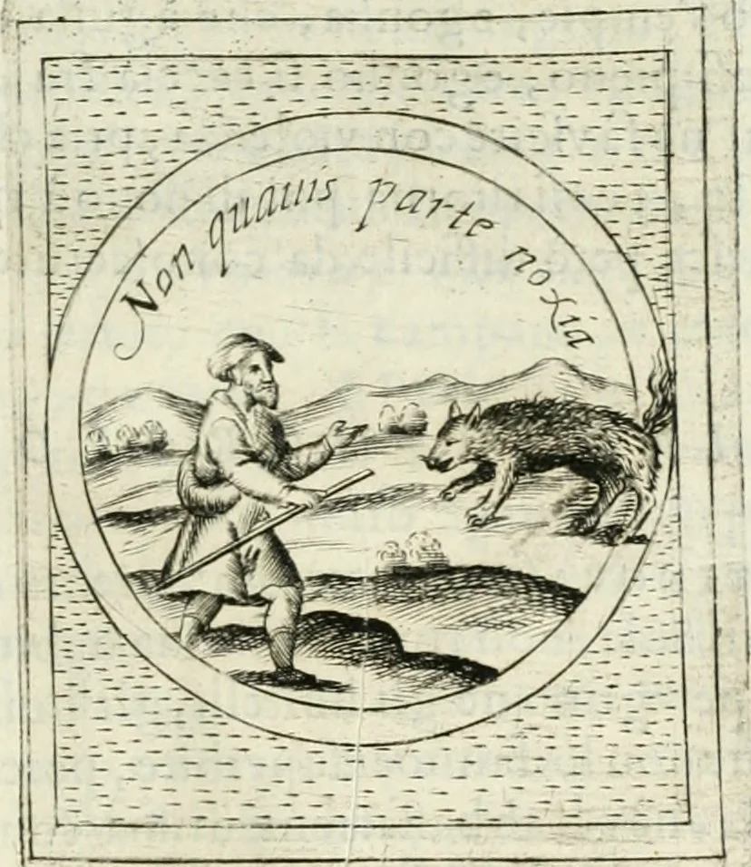 An illustration from Teatro d'imprese, 1623, leaf 918