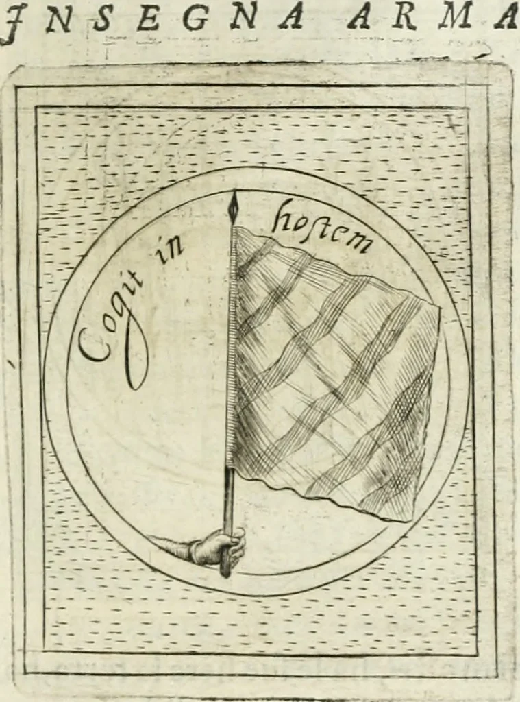 An illustration from Teatro d'imprese, 1623, leaf 932