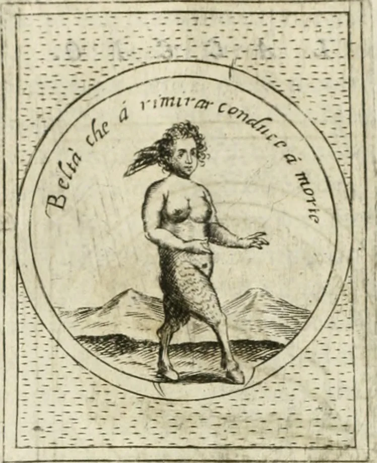 An illustration from Teatro d'imprese, 1623, leaf 943