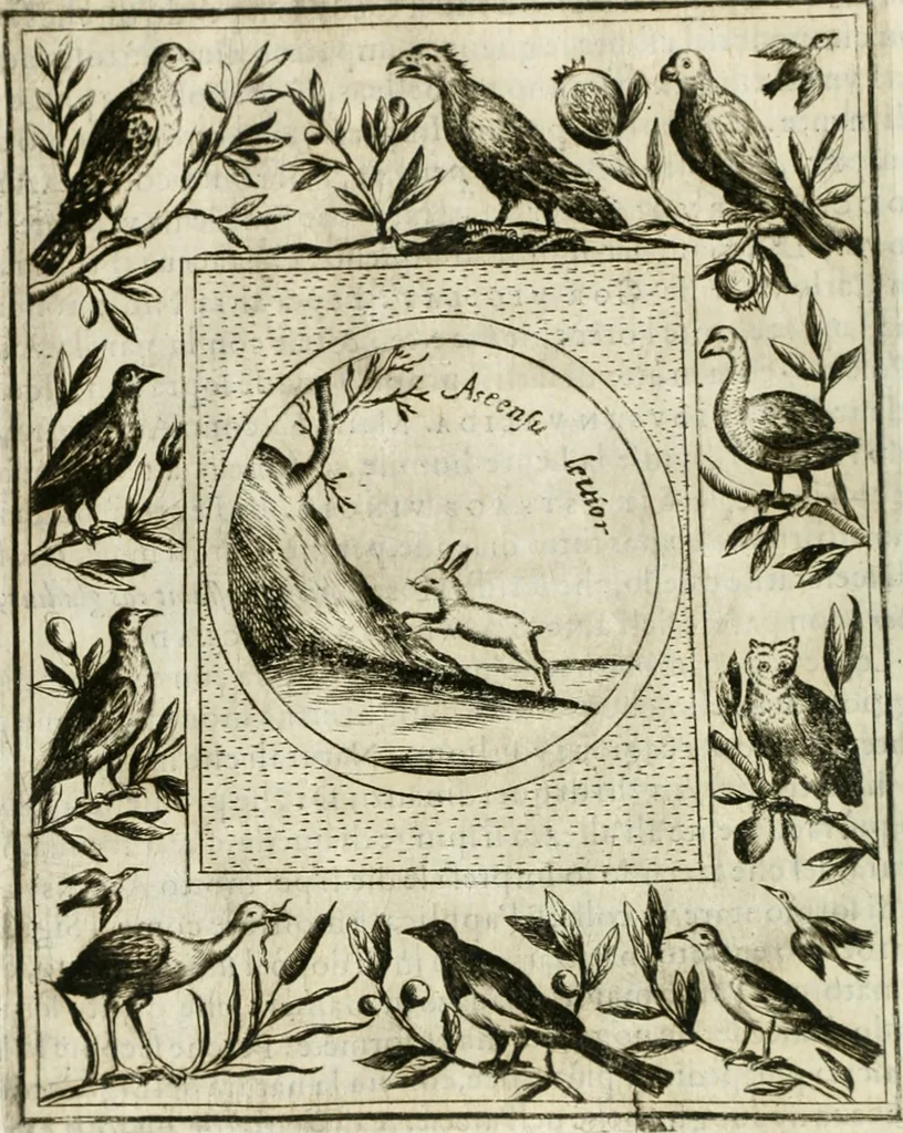 An illustration from Teatro d'imprese, 1623, leaf 961