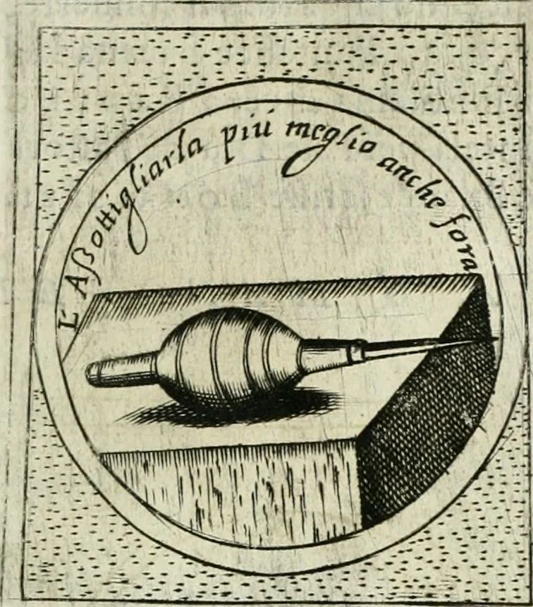 An illustration from Teatro d'imprese, 1623, leaf 962