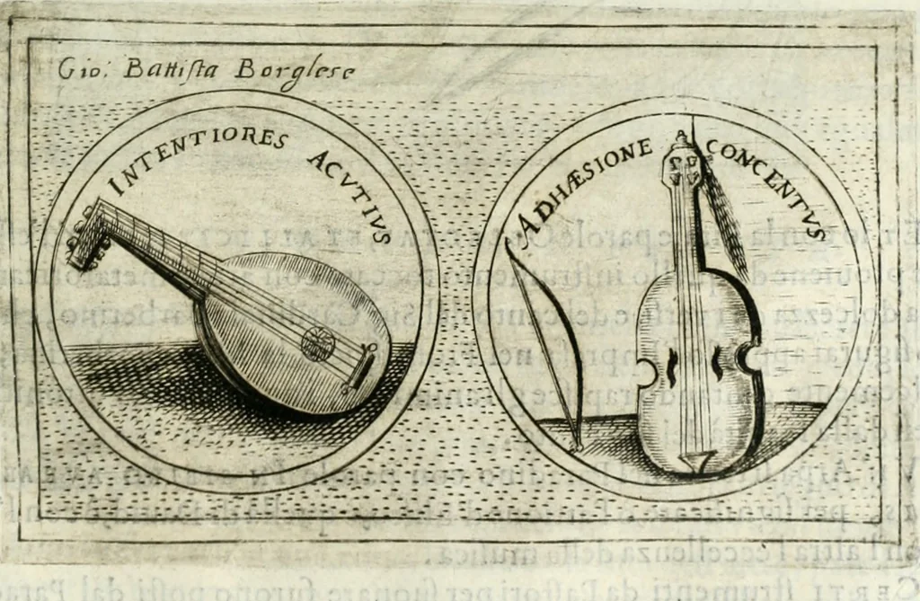 An illustration from Teatro d'imprese, 1623, leaf 968