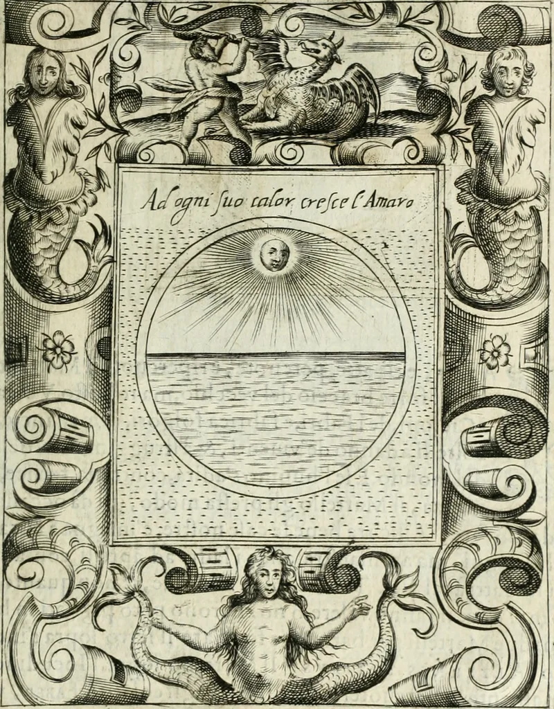 An illustration from Teatro d'imprese, 1623, leaf 994
