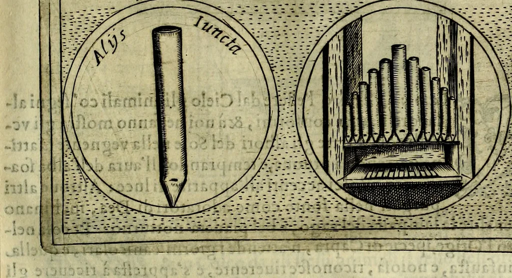 An illustration from Teatro d'imprese, 1623, leaf 1038