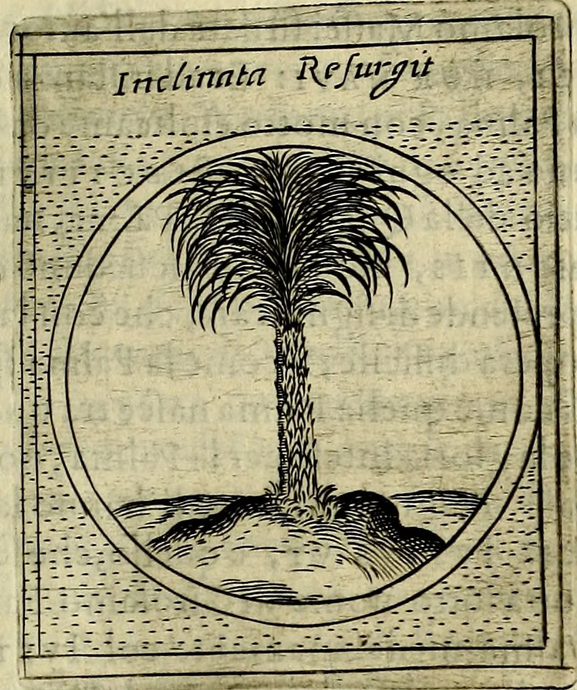 An illustration from Teatro d'imprese, 1623, leaf 1048