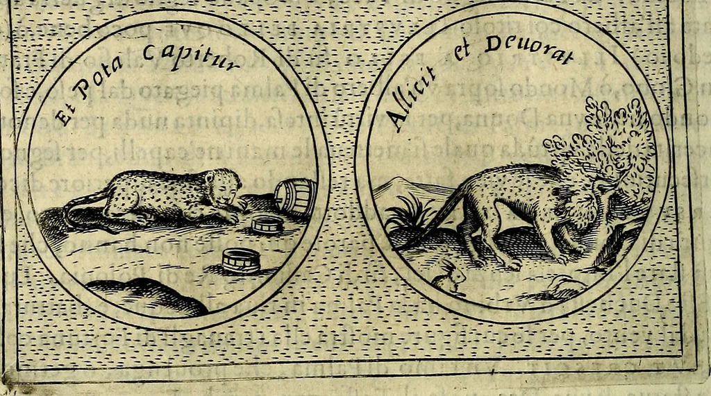 An illustration from Teatro d'imprese, 1623, leaf 1051