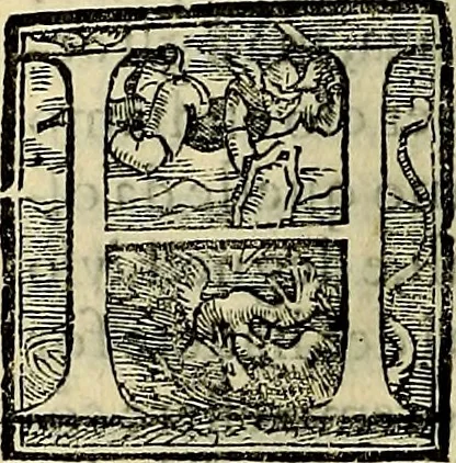 An illustration from Teatro d'imprese, 1623, leaf 107