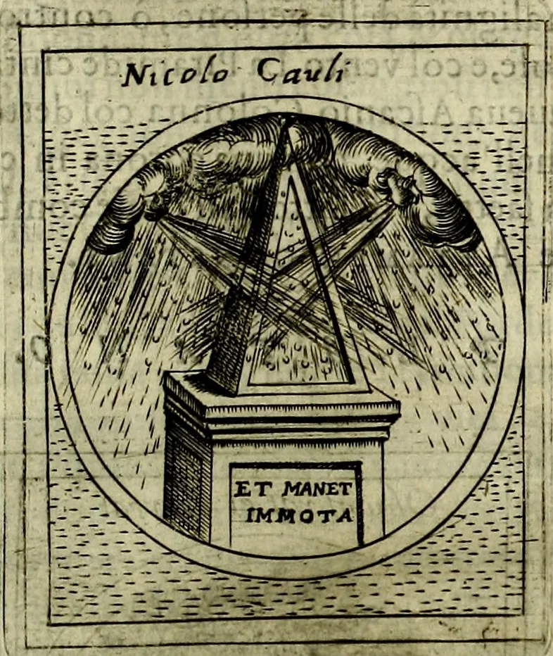An illustration from Teatro d'imprese, 1623, leaf 1088