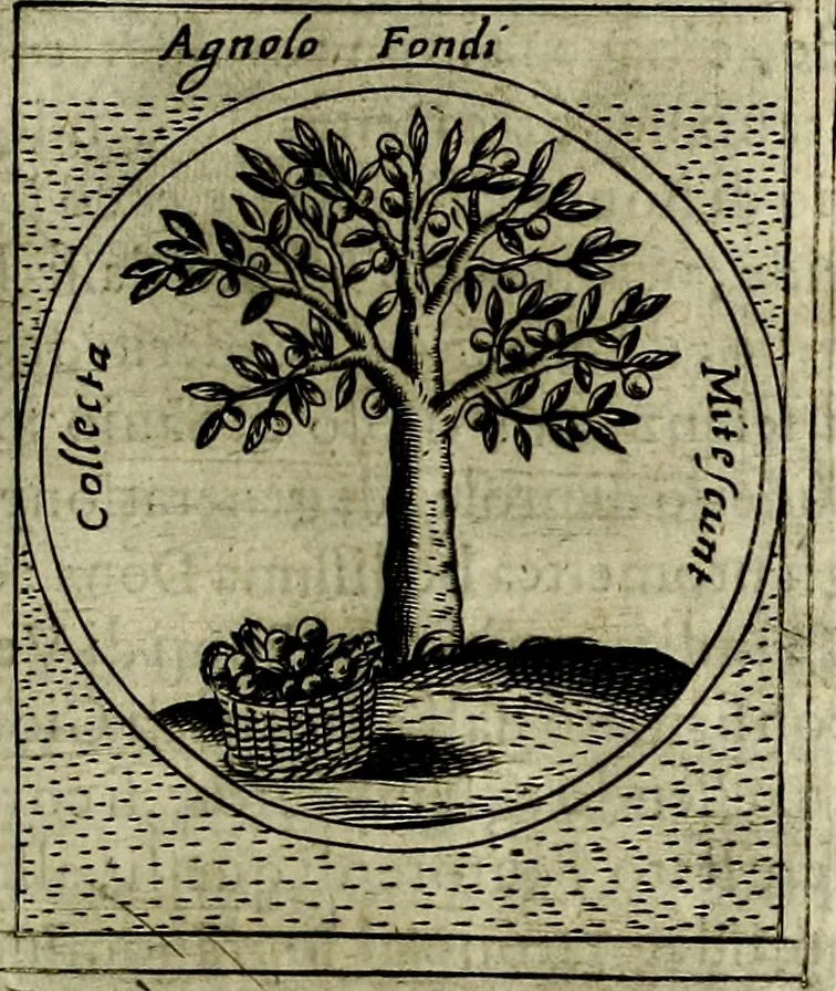 An illustration from Teatro d'imprese, 1623, leaf 1092