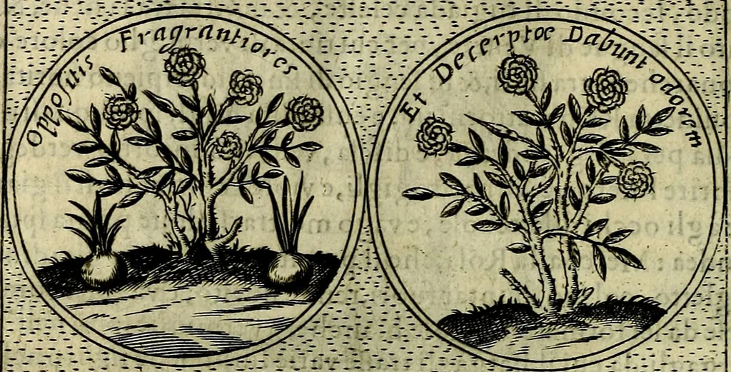 An illustration from Teatro d'imprese, 1623, leaf 1115