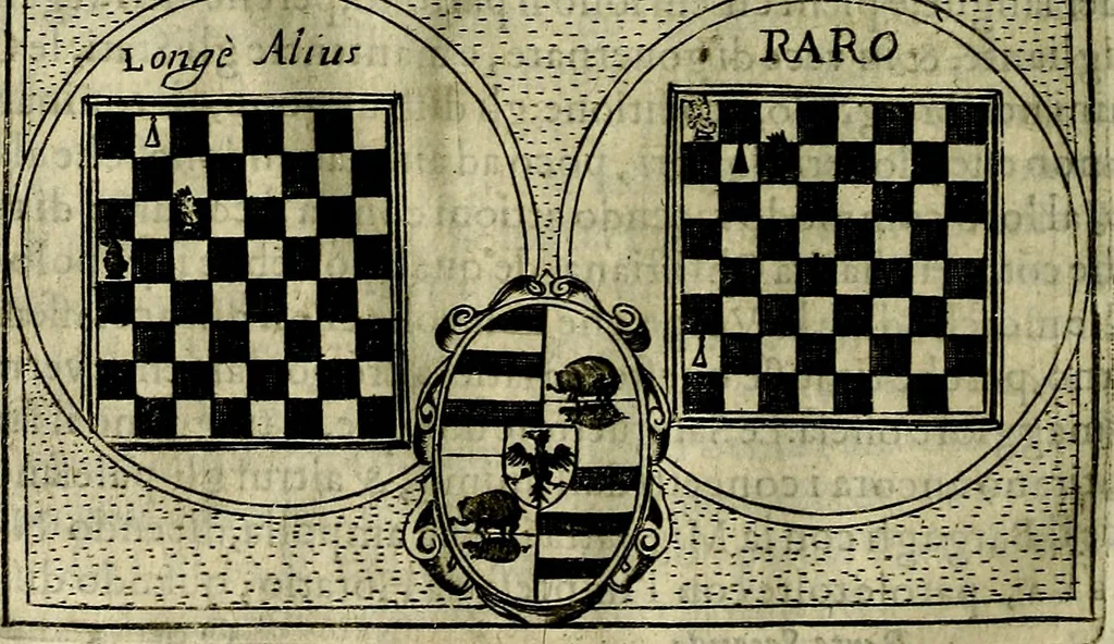 An illustration from Teatro d'imprese, 1623, leaf 1125