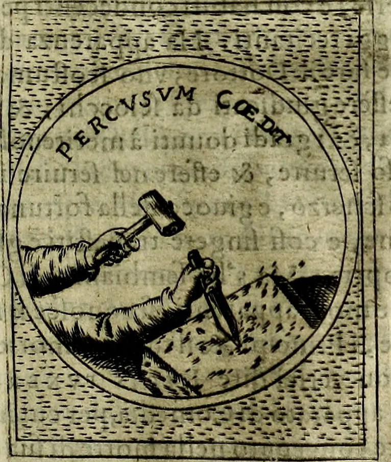 An illustration from Teatro d'imprese, 1623, leaf 1128