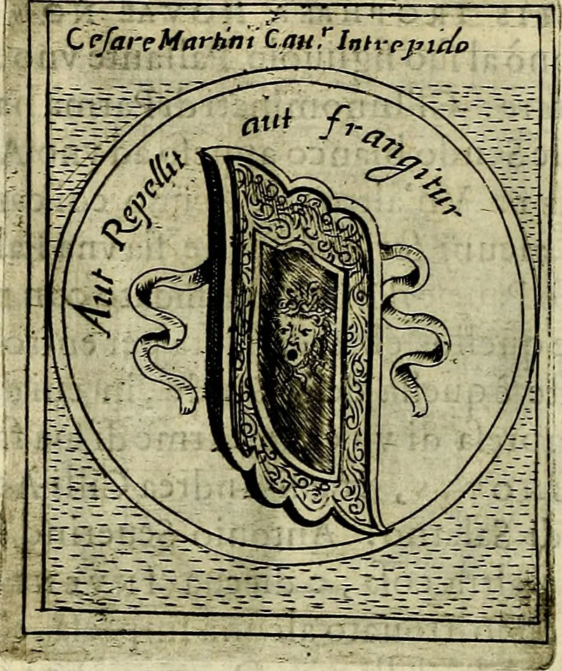 An illustration from Teatro d'imprese, 1623, leaf 1137