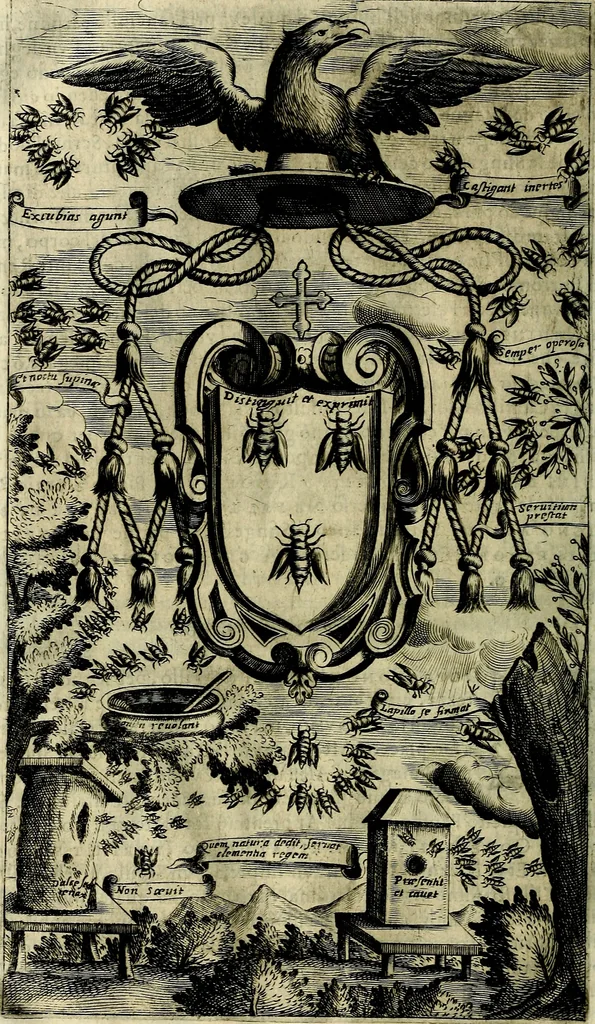 An illustration from Teatro d'imprese, 1623, leaf 1147