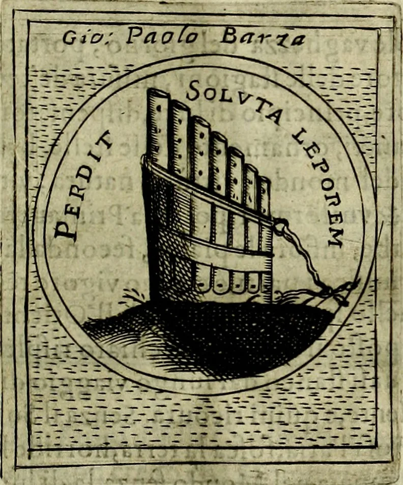 An illustration from Teatro d'imprese, 1623, leaf 1152