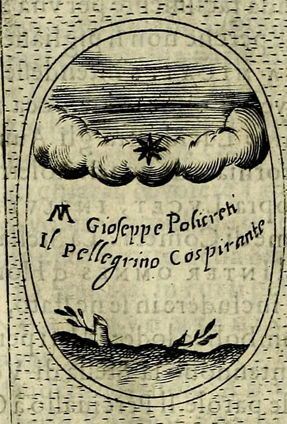 An illustration from Teatro d'imprese, 1623, leaf 1181