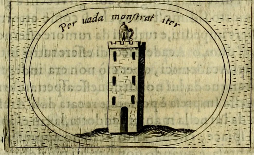 An illustration from Teatro d'imprese, 1623, leaf 1206