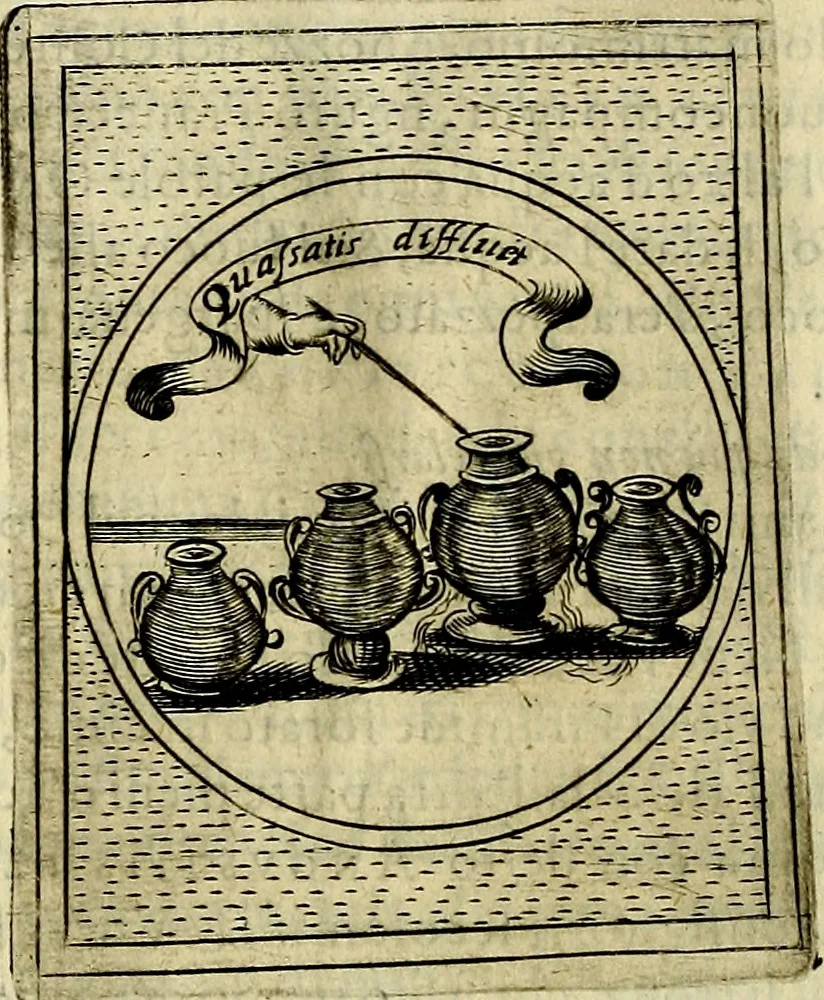 An illustration from Teatro d'imprese, 1623, leaf 1215