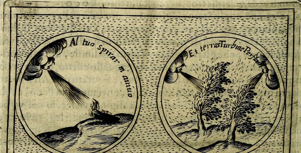 An illustration from Teatro d'imprese, 1623, leaf 1223