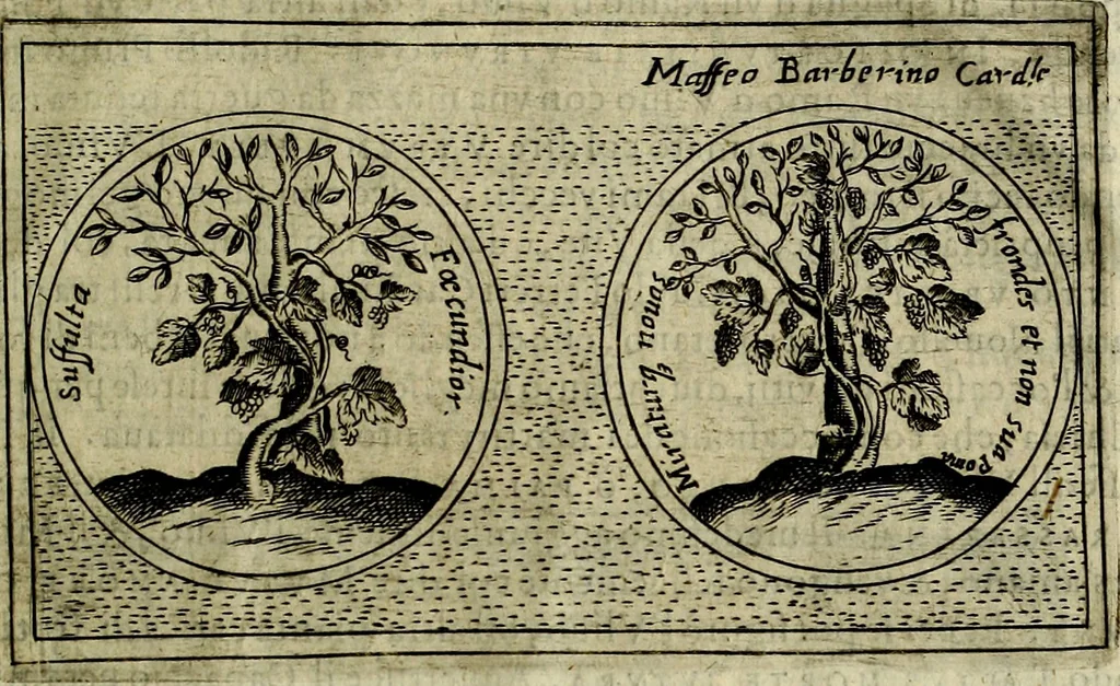 An illustration from Teatro d'imprese, 1623, leaf 1230