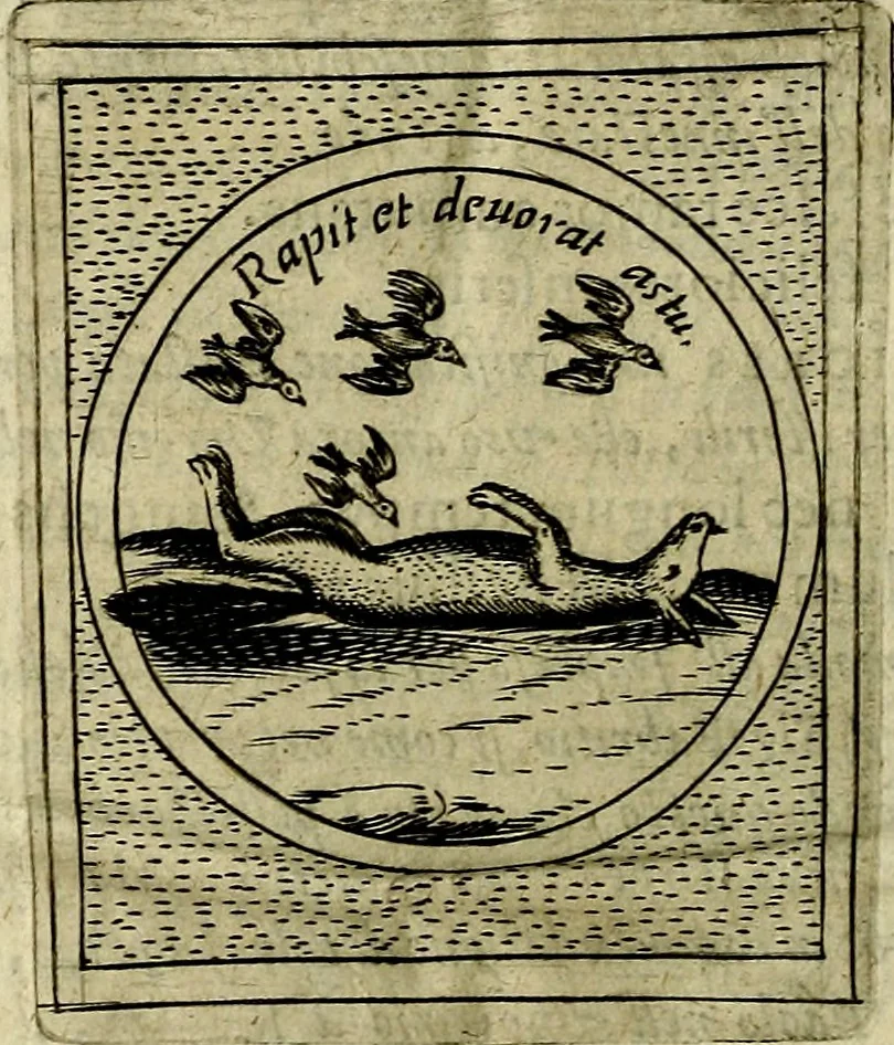 An illustration from Teatro d'imprese, 1623, leaf 1235