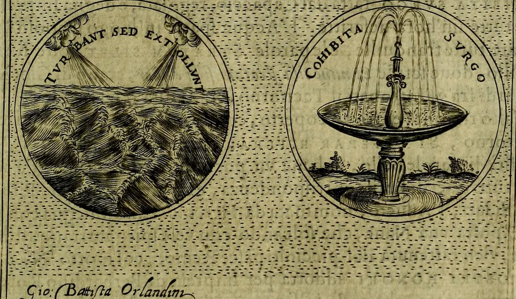 An illustration from Teatro d'imprese, 1623, leaf 532