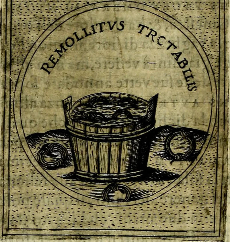 An illustration from Teatro d'imprese, 1623, leaf 553
