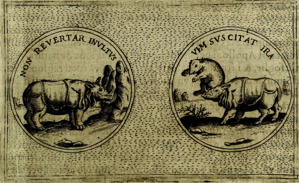 An illustration from Teatro d'imprese, 1623, leaf 560