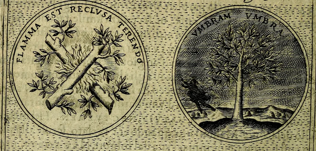 An illustration from Teatro d'imprese, 1623, leaf 563