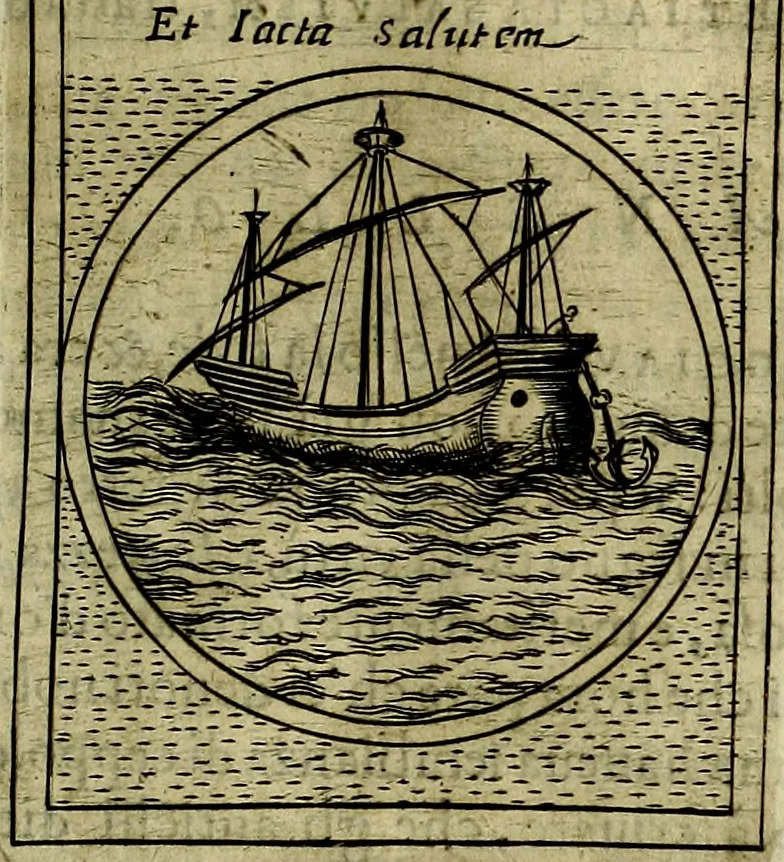 An illustration from Teatro d'imprese, 1623, leaf 572