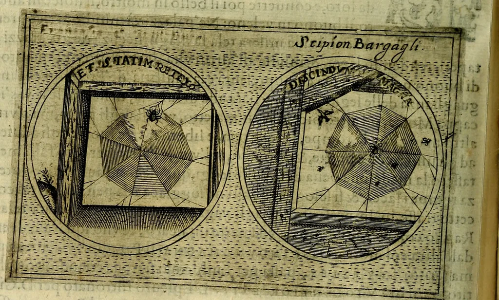 An illustration from Teatro d'imprese, 1623, leaf 605