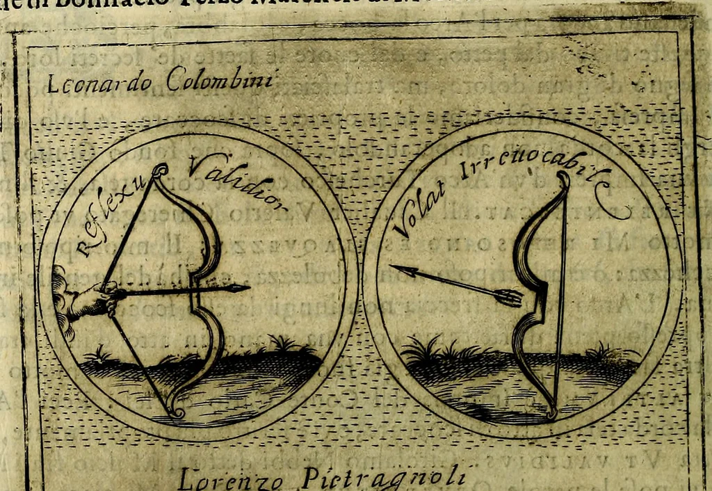 An illustration from Teatro d'imprese, 1623, leaf 611
