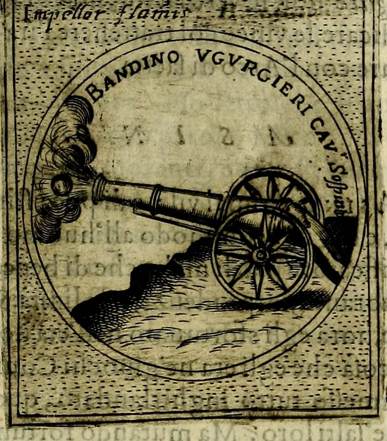An illustration from Teatro d'imprese, 1623, leaf 616