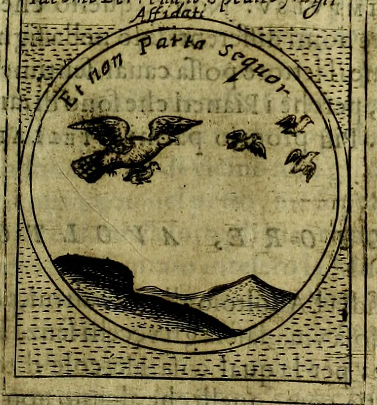 An illustration from Teatro d'imprese, 1623, leaf 620