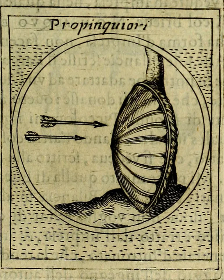 An illustration from Teatro d'imprese, 1623, leaf 644