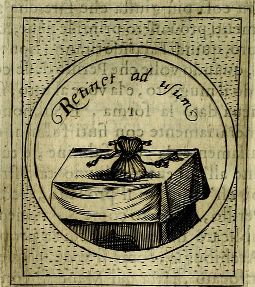 An illustration from Teatro d'imprese, 1623, leaf 649